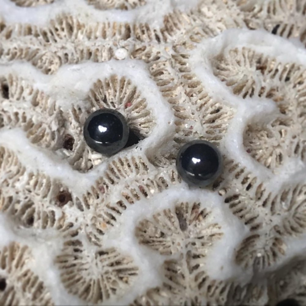 Classic Duo of Multi-Toned Ball Stud Earrings